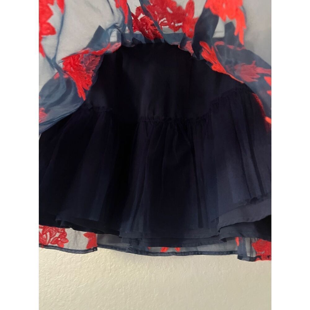 Like New! Anthropologie Maeve Pomme Blossom Skirt Embroidered Floral 4 - Picture 9 of 16